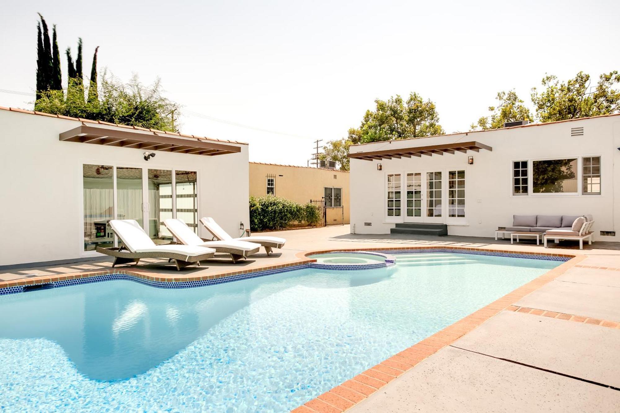 Villa Monthier Melrose Po7H2O0 Los Angeles Esterno foto